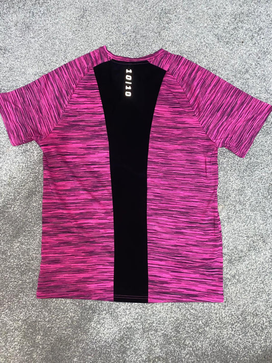 Neon Pink 10-10 SS25 Activewear T-Shirt