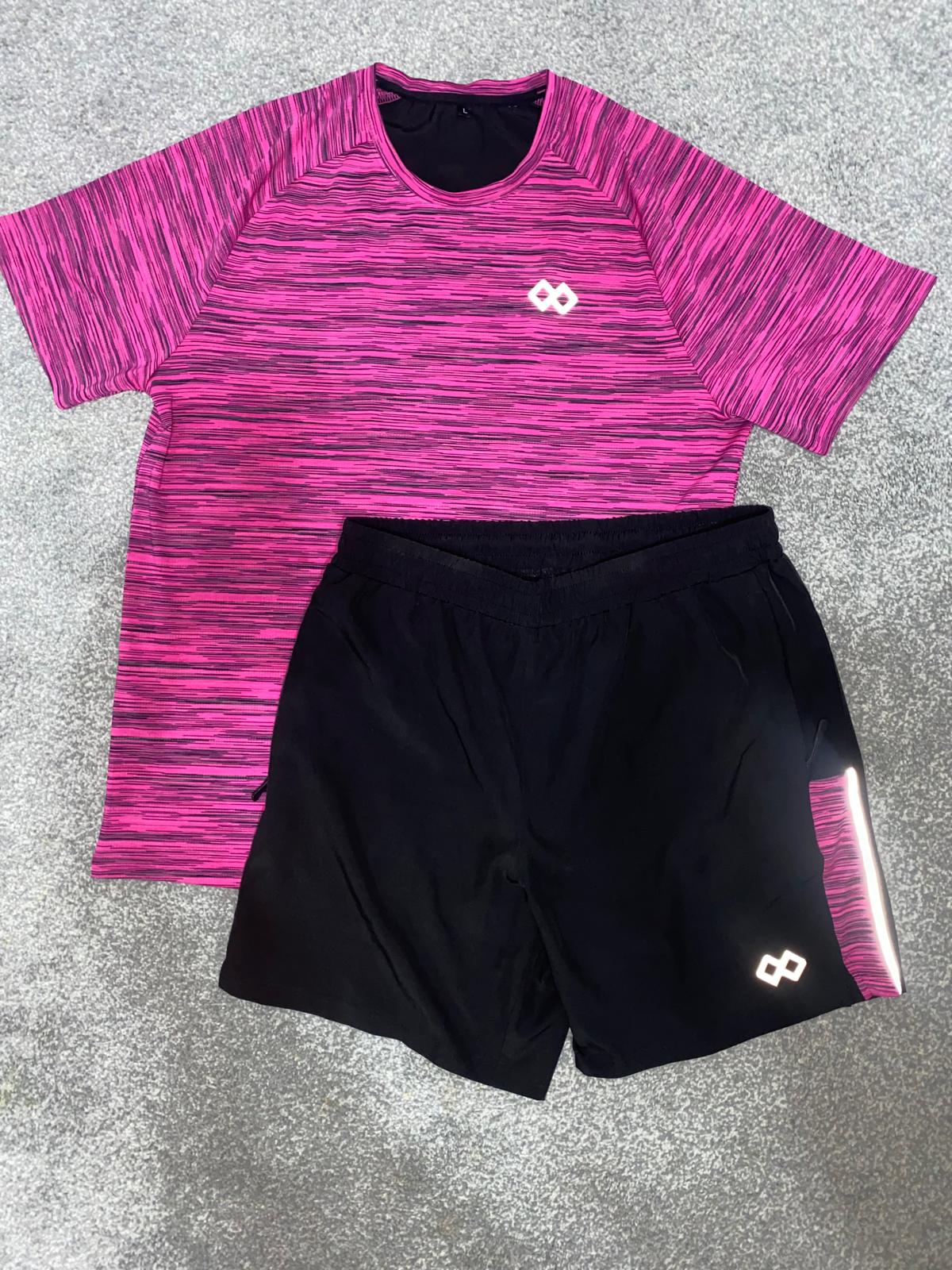 Neon Pink 10-10 SS25 Activewear T-Shirt